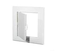 Pannelli di accesso in ABS bianco, porte di accesso, portelli di ispezione di gas, acqua ed elettricità (120 x 120 mm)