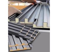 Pannelli di alluminio isolati del tetto, tetto impermeabile antivento ondulato della pergola per coperture del balcone e case mobili