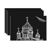 Pannelli di Plastica, Pannello Plastica ABS per Incisione Laser 30x20 cm Fogli di Plastic ABS Nera, 4 Foglio Plactic Incisibile 1,3 mm per Fai da Te Personalizzato (Bianco su Nero)