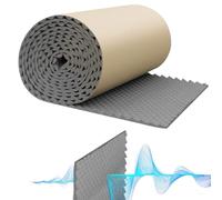 Pannelli di prova sonora - pannelli in schiuma per home studio, ufficio, parete | Piastrelle per riduzione del rumore, pannelli di smorzamento eco, schiuma decorativa di assorbimento del