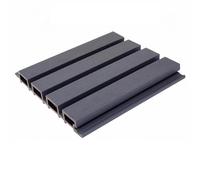 Pannelli di recinzione in legno composito per terrazza, giardino e cortile, WPC resistente alle intemperie per protezione dal vento all'aperto, soluzione durevole ed elegante per la privacy del