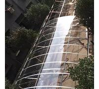 Pannelli di ricambio trasparenti in policarbonato - resistenti ai raggi UV per Greenhouse Carport Stadiums & Bus Shelters - 1,56 x 12 m Awning Canopy Cover