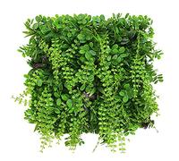 Pannelli di siepe Artificiale for schermatura da Giardino, Decorativa in plastica for fondale Parete for Interni ed Esterni, Confezione 50x50 cm