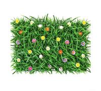Pannelli di siepe di artificiale con fiore,prato finto astro, artificiale,sfondo,foglie di felce,recinzione per la privacy dell' del cortile, verde,decorazione per interni ed
