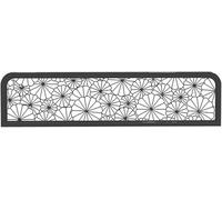 Pannelli divisori in ferro nero per sala da pranzo, ristorante e ufficio, divisorio decorativo per la privacy, 30 x 150 cm