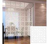 Pannelli divisori sospesi per soffitto, schermo a pannelli cavi in legno-plastica, divisorio per la privacy, per l'arredamento dell'ufficio dell'hotel del soggiorno
