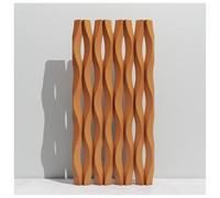 Pannelli Divisori "Wave", Paravento Decorativo Per La Privacy | Per Soggiorno, Camera Da Letto, Ufficio, Hotel; Installazione Orizzontale E Verticale, Pannello(Arancia,1PC)