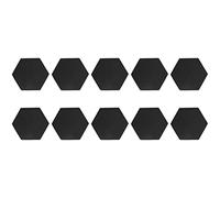 Pannelli esagonali in schiuma acustica Ritardante di fiamma Piastrelle insonorizzate ad alta densità per studi di registrazione Uffici Home theater 10 pezzi in poliuretano 30x30x5