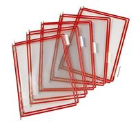TARIFOLD - Buste per leggio t-technic a4 rosso - pvc bordo rinforzato conf. 10 pezzi - 114001