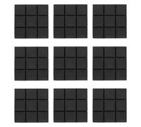 Pannelli Fonoassorbenti 12 Pezzi per Registrazione e Prove Musicali | Plastica e Gomma, Adesione Semplice, Superfice Liscia e Confortevole, per Studi e Palestre