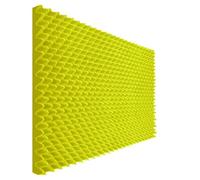 Pannelli Fonoassorbenti 1PC 150x200cm Studio Pannelli di Schiuma Acustica Suono Uovo Cotone Insonorizzato Assorbimento Trattamento Pannello Murale Trattamento del Suono(Yellow,5cm)