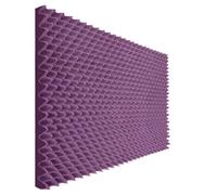Pannelli Fonoassorbenti 1PC 150x200cm Studio Pannelli di Schiuma Acustica Suono Uovo Cotone Insonorizzato Assorbimento Trattamento Pannello Murale Trattamento del Suono(PURPLE,5cm)
