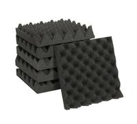 Pannelli Fonoassorbenti 25X25X5CM Schiuma isolante acustica Studio Egg Crate Schiuma acustica Trattamento isolante acustico Profilo a cuneo