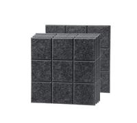 pannelli fonoassorbenti 6/12pcs Self Adhesive Acoustic Panels Board Sound Absorbing Insulation Proof Wall Home Studio Foam per Podcasting, Studi di Registrazione, Uffici, Ho(Dark Gray,6pcs)