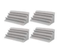 Pannelli Fonoassorbenti Angolari 4 Pezzi, Spugna Tagliabile | Installazione Semplice, Ktv e Studi di Registrazione, Stile Minimalista, Alta Durata, Trattamento Acustico