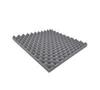 Pannelli fonoassorbenti autoadesivi per studi di registrazione, home theater e bar, in schiuma di cotone fonoassorbente, colore grigio, set da 4, facile installazione e decorazione