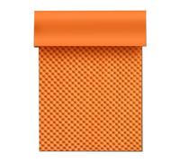 Pannelli fonoassorbenti in schiuma, 2 cm di spessore, autoadesivi, ignifughi, tappetino isolante acustico, per pareti interne, cotone fonoassorbente per studio di registrazione (colore: arancione,