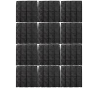 Pannelli Fonoassorbenti In Schiuma Acustica In Charcoal Per Studio