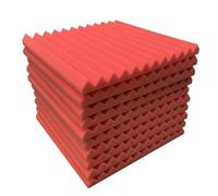 Pannelli fonoassorbenti in schiuma per studio musicale, confezione da 10 pezzi in schiuma triangolare, imbottitura in schiuma fonoassorbente, pannelli acustici su entrambi i lati, cunei in