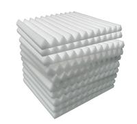 Pannelli fonoassorbenti in schiuma per studio musicale, confezione da 10 pezzi in schiuma triangolare, imbottitura in schiuma fonoassorbente, pannelli acustici su entrambi i lati, cunei in