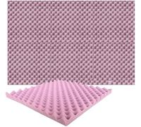 Pannelli Fonoassorbenti Pannelli in schiuma acustica a uovo Pannello a parete for studio con trattamento di assorbimento insonorizzato in schiuma sonora(PURPLE,50x50x5cm)