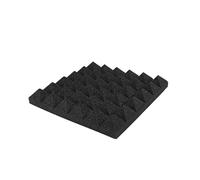 Pannelli Fonoassorbenti Pannelli in schiuma acustica color carbone, imbottitura acustica da studio, 5,1 x 25,4 x 25,4 cm (nero + blu)(Black)