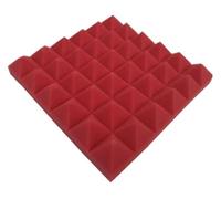 Pannelli fonoassorbenti, Schiume fonoassorbenti Schiuma acustica da studio Pannello for il trattamento del suono della schiuma fonoassorbente(Red)