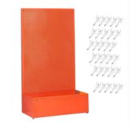 Pannelli forati in metallo resistente con ganci, organizer versatile per garage, ufficio, cucina e strumenti di gioco, soluzione salvaspazio