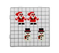 Pannelli forati quadrati con perline che si sciolgono, resistenti al calore, riutilizzabili, quadrati, per realizzare modelli e progetti artistici con perline, per bambini, adulti e principianti