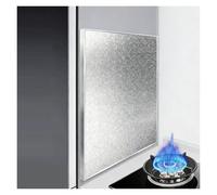 pannelli ignifughi Pannello Scudo Termico Ignifugo Impermeabile, Magnetico/Autoadesivo/Staffa Installa Pannello In Alluminio For Frigorifero Fornello Forno E Griglia(Adhesive,60x60CM/23.6x23.6IN)