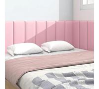 Pannelli imbottiti per pareti, Pannelli da parete multicolori 30x60 cm, confezione 2-6, for la sala giochi dell'asilo stacca e incolla(Pink,30x60cm 4 PCs)