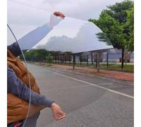 Pannelli in Policarbonato da 1,2 mm di Spessore, 1,22 x 2,44 m, Flamiere per Copertura Tetti, per Canili, Tetti, Pollai, Verande, Carport(Transparent)