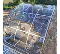 Pannelli in policarbonato resistente ai raggi UV trasparente in plastica acrilica per Greenhouse Rainproof Canopy Cover Insulation for Carport & Bus Shelters (1,22 x 7 m/4 x 23 ft)