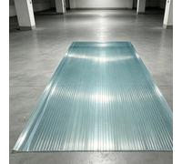 Pannelli in Policarbonato Trasparente 100 x 2100 cm Impermeabile Lastra di Copertura in Policarbonato Facili da Mantenere per Serre, Garage, Gazebo, Solarium e Coperture, 0.8mm