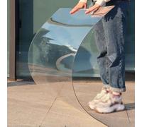 Pannelli in policarbonato trasparente resistente ai raggi UV, pannelli acrilici durevoli per serre, capannoni, finestre e terrazzi, protezione dalla pioggia alle intemperie (1 x 20 m / 3.3x65.6ft)