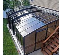 Pannelli in policarbonato trasparente, resistenti ai raggi UV, pannelli acrilici per serre fai da te, garage, stadi e rifugi per autobus, coperture impermeabili (1,56 x 6 m)