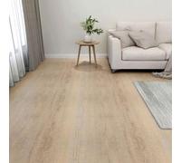 Pannelli in PVC, 55 pezzi, grigio chiaro, marrone scuro, 5,11 m² | Autoadesiva, facile da pulire, per interni, forma rettangolare, bordi lisci