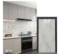 Pannelli in PVC Autoadesivi Effetto Marmo/Granito 60x30xcm Lussuosi, isolanti, idrorepellenti, ignifughi - AR-14 (30x60cm)