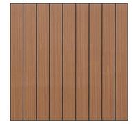 Pannelli in PVC leggero per pareti di accento montate su superficie in camere da letto, casa, uffici e studi, struttura fonoassorbente 40 x 40 cm (GSB-PC53881-1)