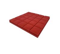Pannelli in schiuma acustica 4Pack 50x50cm Studio Schiuma Acustica Isolamento acustico Trattamento assorbimento Pannelli for pareti insonorizzate(Red,50x50x3cm)
