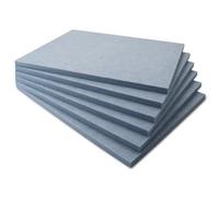 Pannelli in schiuma acustica 6 pezzi 3d autoadesivi 300x400x9mm Pannelli acustici da studio rettangolari Isolamento acustico for soffitti parete KTV(Water grey)