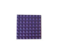 Pannelli in Schiuma Acustica Acustica professionale for studi e cabine vocali - Schiuma acustica PU insonorizzata for ridurre l'inquinamento acustico(Purple)
