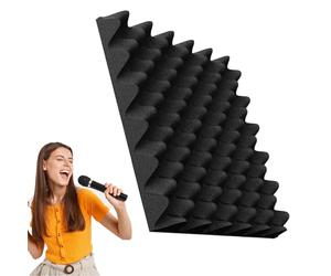 Pannelli in schiuma acustica - assorbitori acustici da parete, protezione acustica da studio | FireRated WedgeTexture EchoControl ad alta densità, architettura SoundShaping con Music