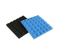 Pannelli in schiuma acustica color carbone, imbottitura for studio, 5,1 x 25,4, cm