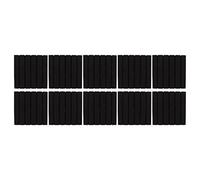 Pannelli in schiuma acustica da 10 pezzi, pannelli murali insonorizzati con materiale in poliuretano, strumento fonoassorbente per ridurre l'inquinamento acustico per studio di