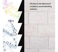 Pannelli in Schiuma Acustica Isolamento Acustico Schiuma Fonoassorbente Fonoassorbente per Pareti Ignifugo per Studi