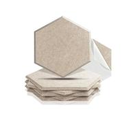 Pannelli in schiuma acustica, Pannelli acustici fonoassorbenti autoadesivi 3D da 6 pezzi for la registrazione dell'isolamento acustico(1.0cm Super Density,Small)