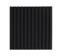 Pannelli in Schiuma Acustica Pannelli acustici in schiuma da studio, 72 pezzi, 300x300x25 mm, cunei insonorizzati, isolamento acustico, trattamento in(Black)