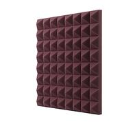 Pannelli in schiuma acustica, pannelli in schiuma acustica, confezione da 10, grandi pannelli quadrati autoadesivi in schiuma fonoassorbente, ignifughi for studi, studi di registrazione, studi domes