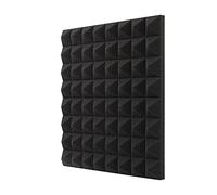 Pannelli in schiuma acustica, pannelli in schiuma acustica, confezione da 10, grandi pannelli quadrati autoadesivi in schiuma fonoassorbente, ignifughi for studi, studi di registrazione, studi domes